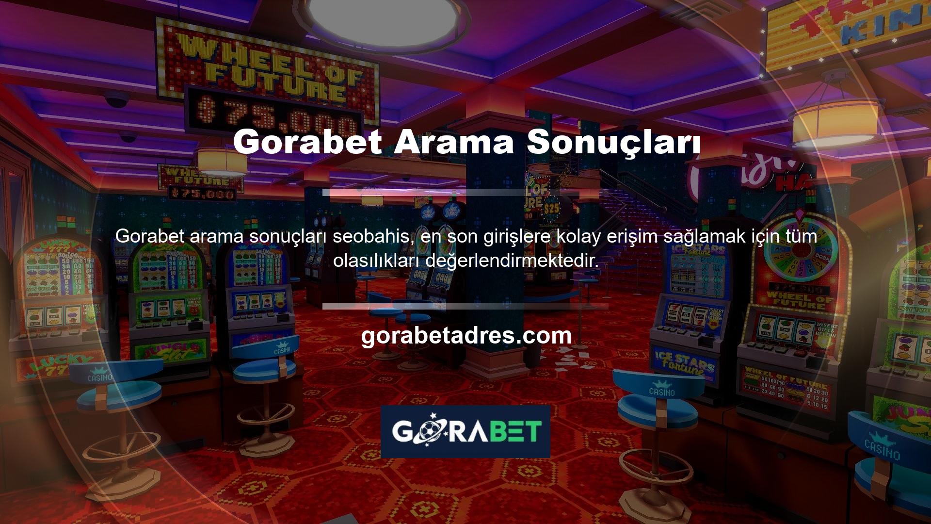 Gorabet Arama Sonuçları