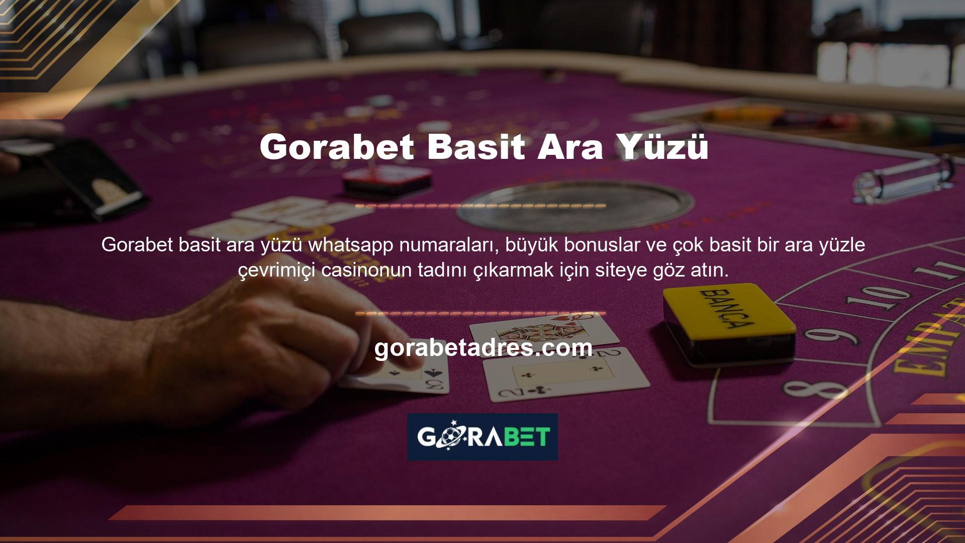 Gorabet Basit Ara Yüzü