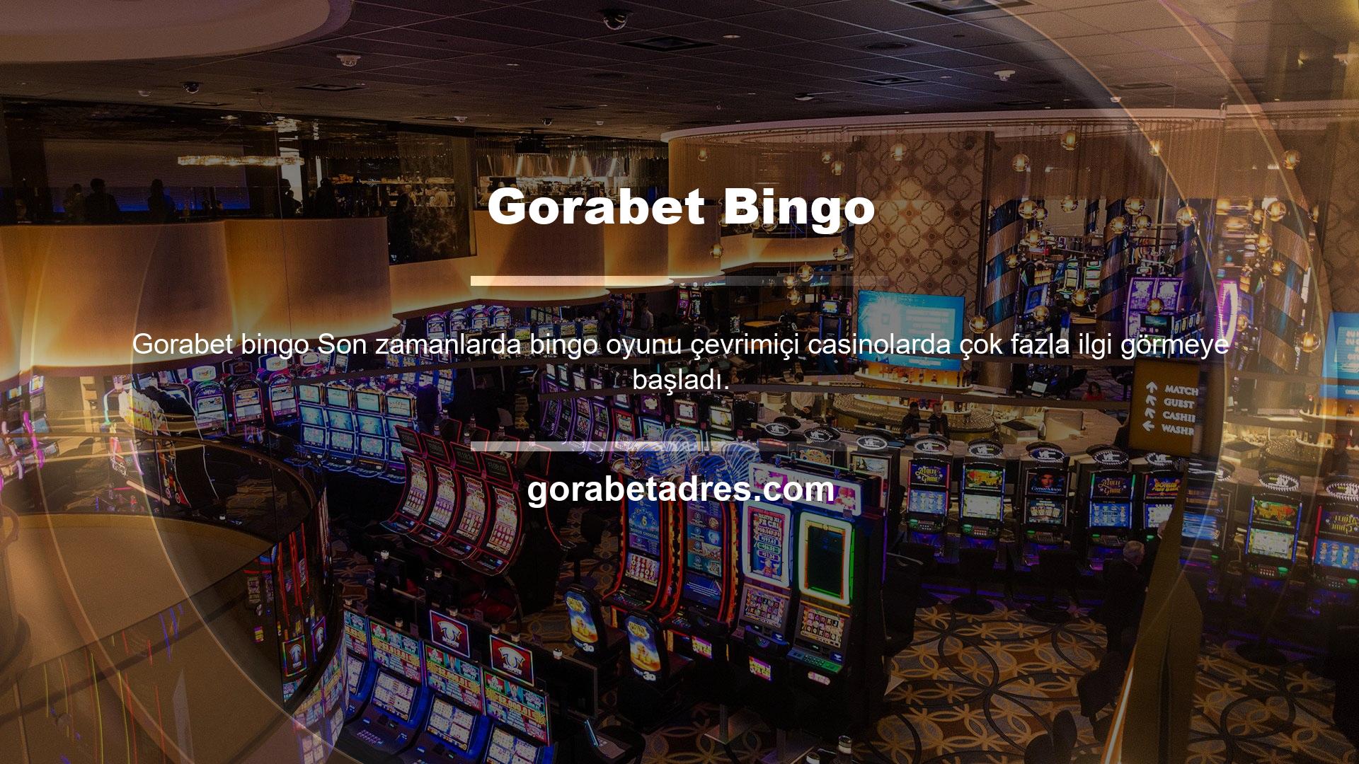 Gorabet Bingo