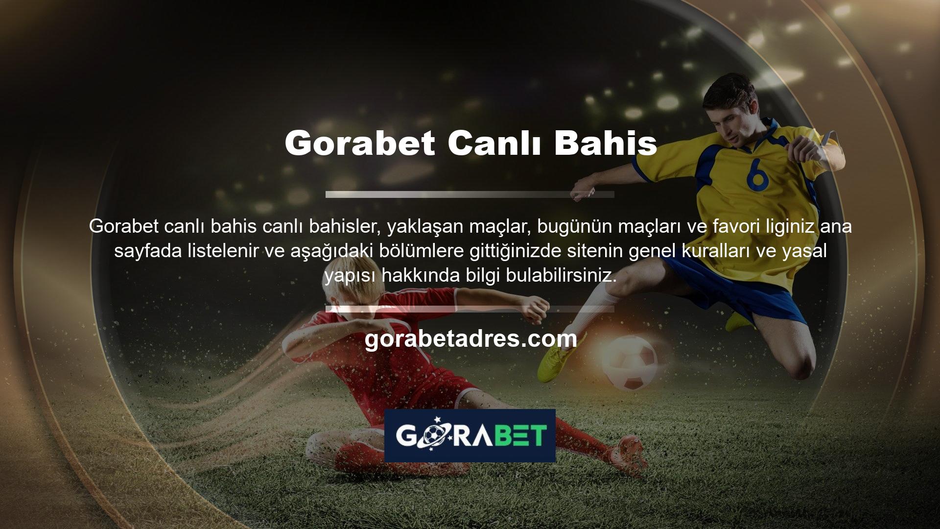 Gorabet Canlı Bahis