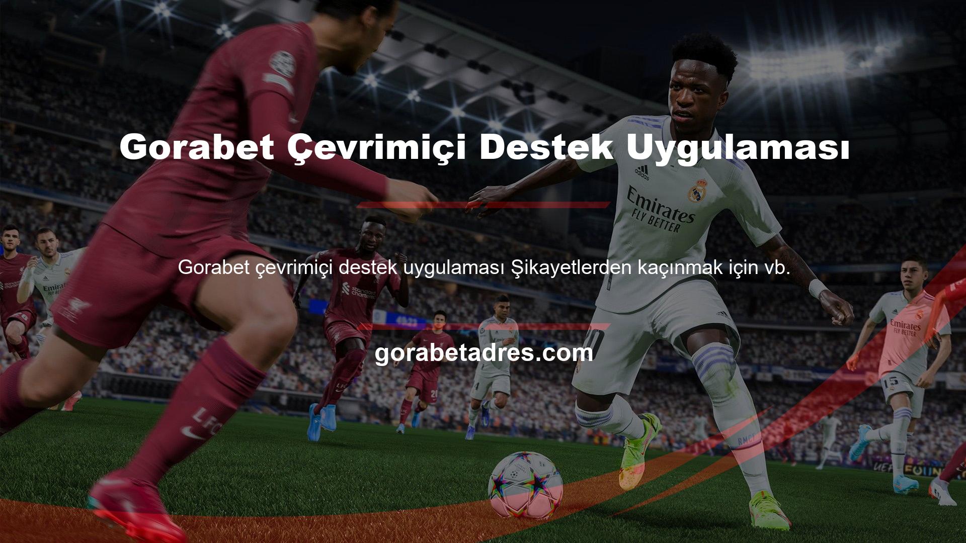 Gorabet Çevrimiçi Destek Uygulaması