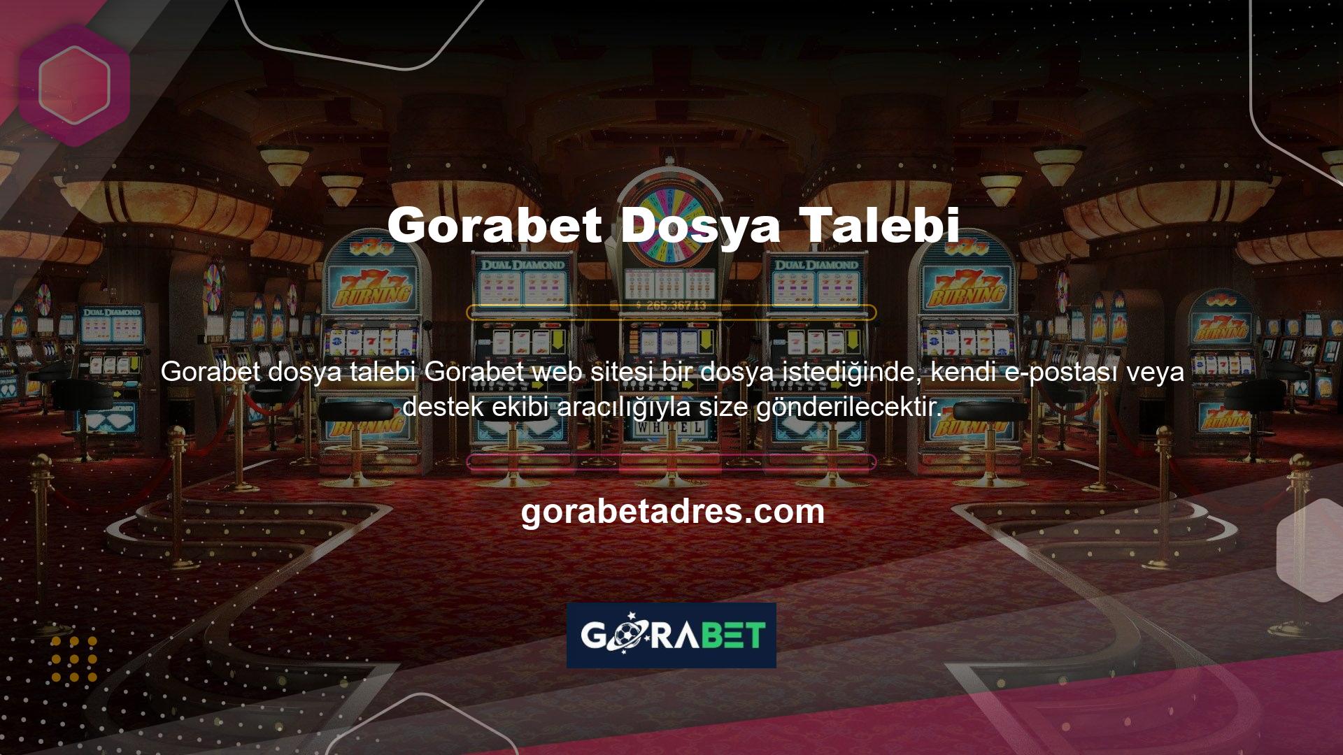 Gorabet Dosya Talebi
