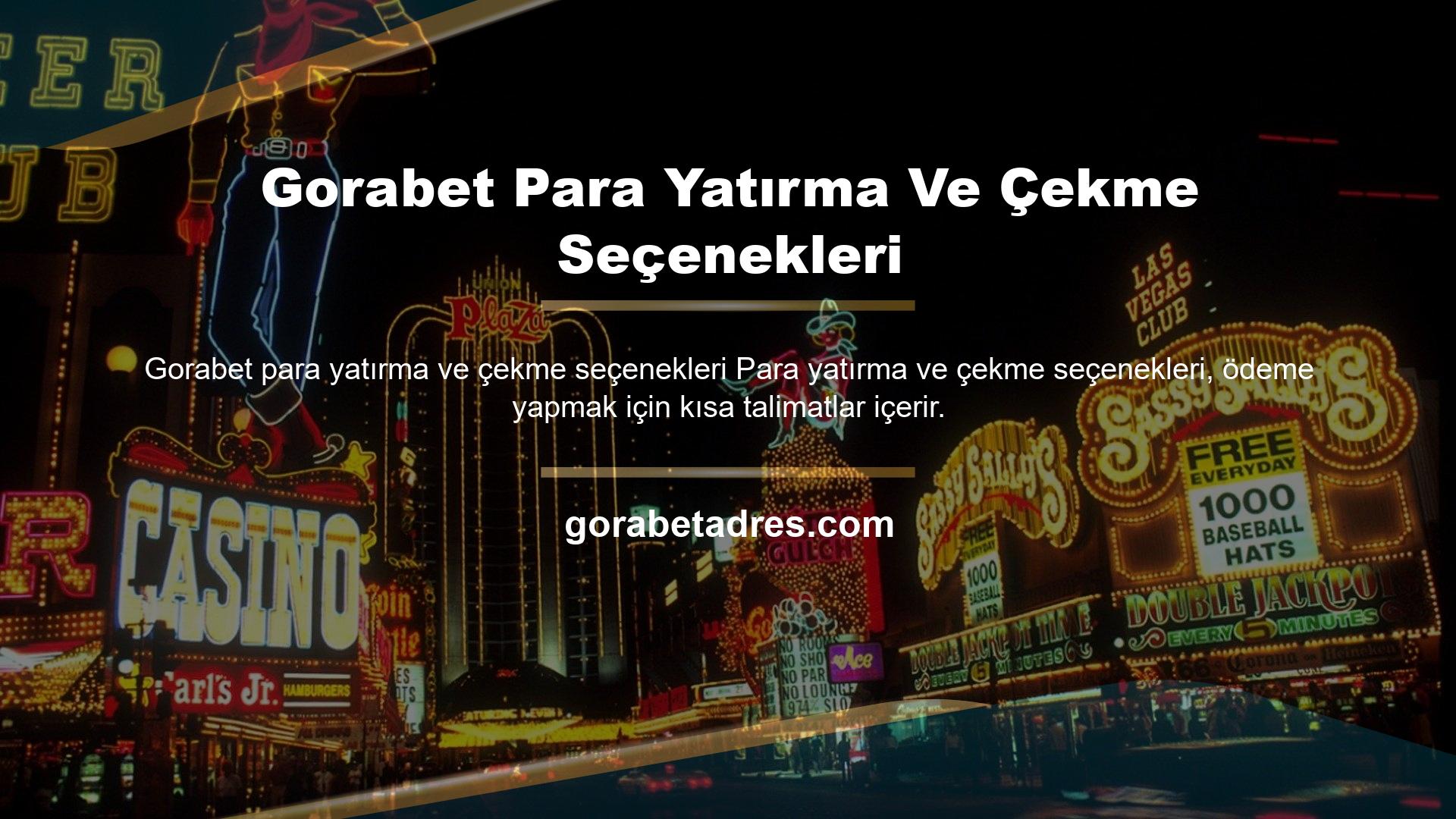 Gorabet Para Yatırma